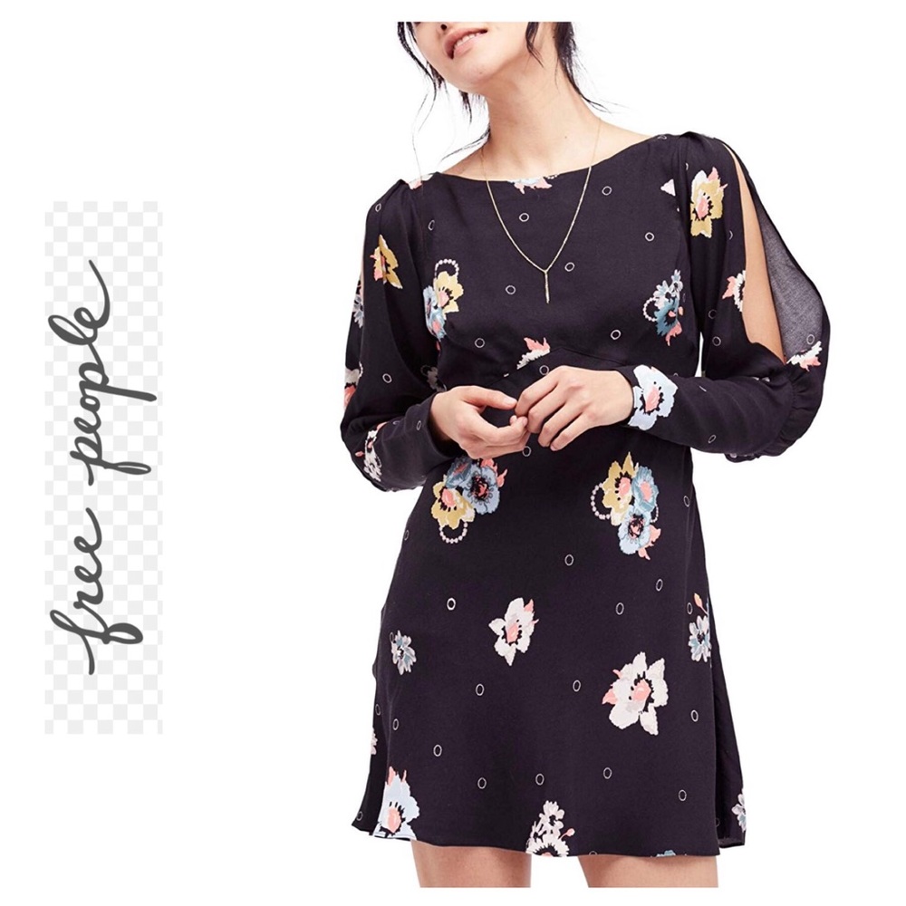 🦋NWT Free People Boho Split-Sleeves Mini🦋